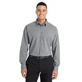 Devon & Jones CrownLux Performance Men's Tonal Mini Check Shirt DG535