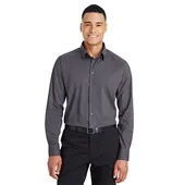 Devon & Jones CrownLux Performance Men's Tonal Mini Check Shirt DG535