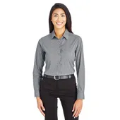 Devon & Jones CrownLux Performance Ladies' Tonal Mini Check Shirt DG535W