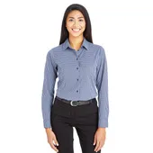 Devon & Jones CrownLux Performance Ladies' Tonal Mini Check Shirt DG535W