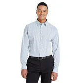 Devon & Jones CrownLux Performance Men's Micro Windowpane Shirt DG540