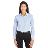 Devon & Jones CrownLux Performance Ladies' Micro Windowpane Shirt DG540W