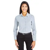 Devon & Jones CrownLux Performance Ladies' Micro Windowpane Shirt DG540W