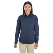 Devon & Jones Ladies' Perfect Fit Half-Placket Tunic Top DP610W