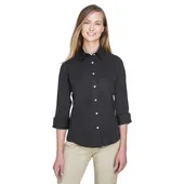 Devon & Jones Ladies' Perfect Fit 3/4-Sleeve Stretch Poplin Blouse DP625W