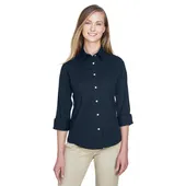 Devon & Jones Ladies' Perfect Fit 3/4-Sleeve Stretch Poplin Blouse DP625W