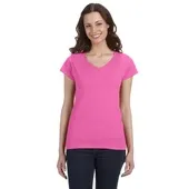 Gildan Ladies' SoftStyle 4.5 oz. Fitted V-Neck T-Shirt G64VL