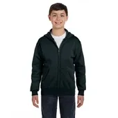 Hanes Youth 7.8 oz. EcoSmart 50/50 Full-Zip Hood P480