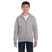 Hanes Youth 7.8 oz. EcoSmart 50/50 Full-Zip Hood P480