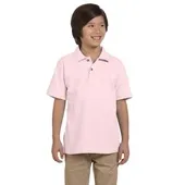 Harriton Youth 6 oz. Ringspun Cotton Pique Short-Sleeve Polo M200Y