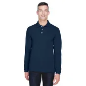 Harriton Men's 5.6 oz. Easy Blend Long-Sleeve Polo M265L