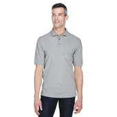 Harriton Men's 5.6 oz. Easy Blend Polo with Pocket M265P