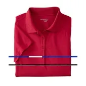 Harriton Ladies' 3.8 oz. Polytech Mesh Insert Polo M374W