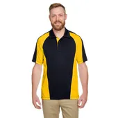 Harriton Men's Advantage Snag Protection Plus IL Colorblock Polo M385