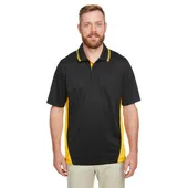 Harriton Men's Tall Flash Snag Protection Plus IL Colorblock Polo M386T