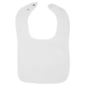 Rabbit Skins Infant Contrast Trim Terry Bib 1003