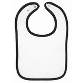 Rabbit Skins Infant Contrast Trim Terry Bib 1003