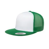 Yupoong Adult Classic Trucker with White Front Panel Cap 6006W