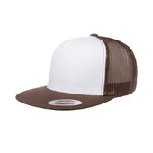 Yupoong Adult Classic Trucker with White Front Panel Cap 6006W