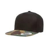 Yupoong Adult 6-Panel Structured Flat Visor Classic Snapback 6089