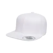 Yupoong Adult 6-Panel Structured Flat Visor Classic Snapback 6089