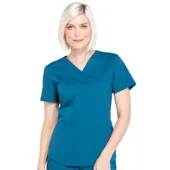 Cherokee Workwear Women V-Neck Top WW665