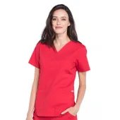 Cherokee Workwear Women V-Neck Top WW665