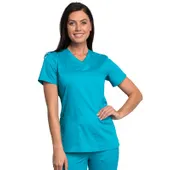 Cherokee Workwear Women V-Neck Top WW770AB