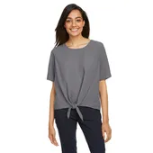 Devon & Jones Ladies' Perfect Fit Tie-Front Blouse DP617W