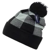 Decky Pom Plaid Beanie 8028