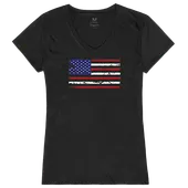Rapid Dominance Graphic V-Neck Us Flag Shirt G03-783