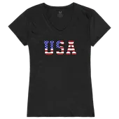 Rapid Dominance Graphic V-Neck Flag Text 2 Shirt G03-811