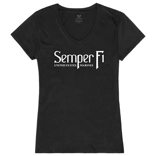 Rapid Dominance Graphic V-Neck Semper Fi Shirt G03-SEM