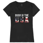 Rapid Dominance Graphic V-Neck Born In The Us Shirt G03-U01
