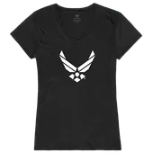 Rapid Dominance Graphic V-Neck USAF Wing Shirt G03-WIN