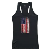 Rapid Dominance Women' Graphic Tank Distressed Flag Shirt GS1-800