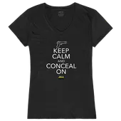 Rapid Dominance Graphic V-Neck Conceal On Shirt GS2-779