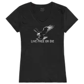Rapid Dominance Graphic V-Neck Live Free Shirt GS2-793
