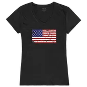 Rapid Dominance Graphic V-Neck Us Flag 2 Shirt GS2-812