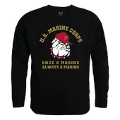 Rapid Dominance Graphic Crewneck USMC Dog Shirt RS3-DOG