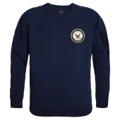 Rapid Dominance Graphic Crewneck Usn Emblem Shirt RS3-NAE