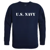 Rapid Dominance Graphic Crewneck Navy Text Shirt RS3-NAT