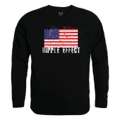 Rapid Dominance Graphic Crewneck Ripple Effect Shirt RS3-U04