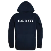 Rapid Dominance Graphic Pullover Navy Text Hoodie RS4-NAT