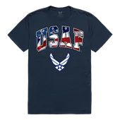 Rapid Dominance Flag Letter Tee Air Force Shirt S35-AIR