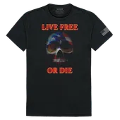 Rapid Dominance Tactical Graphic T Live Free Skull Shirt TS1-802