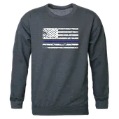 Rapid Dominance Graphic Crewneck Thin Blue Line Shirt TS2-786