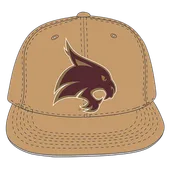 W Republic Velvet Snapback Cap Texas State Bobcats 1024-181