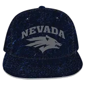 W Republic Velvet Snapback Cap Nevada Wolf Pack 1024-193