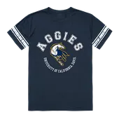 W Republic Men's Football Tee Shirt California Davis Aggies 504-161